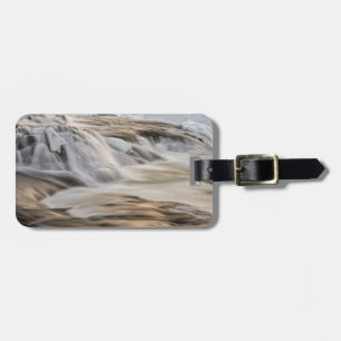 Godafoss waterfall, winter, Iceland Luggage Tag