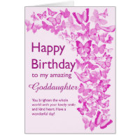 Goddaughter Birthday Butterflies