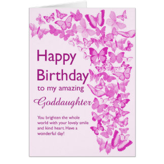 Goddaughter Birthday Butterflies