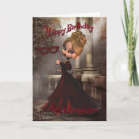 Goddaughter Birthday Card with Moonies Cutie Pie M