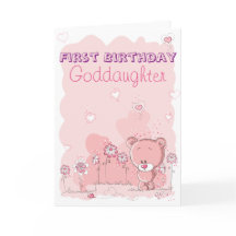 Goddaughter First 1st Birthday from Godparent