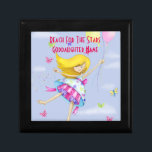 Goddaughter Gift Girly Motivational Personalized Gift Box<br><div class="desc">Edit your Godchild's name and a personalized greeting as desired to make this Goddaughter or Godson gift a very special keepsake gift. God parents (Godmother or Godfather) will find a wide selection of Godchild gifts here for all occasions, some religious, other seasonal and personal such as Baptism, 1st Communion, Conformation,...</div>