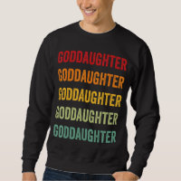 Goddaughter Rainbow Text  Goddaughter Colourful