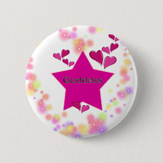 GODDESS 2 INCH ROUND BUTTON
