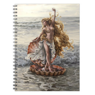 Goddess Aphrodite Notebook by artist Lindsay Arche