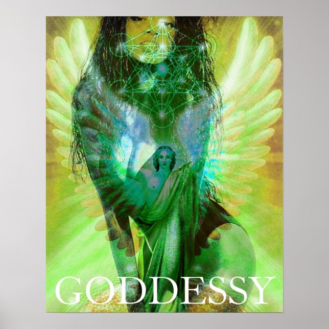 Goddess Archangel Metatron Centerfold Model Poster (Front)