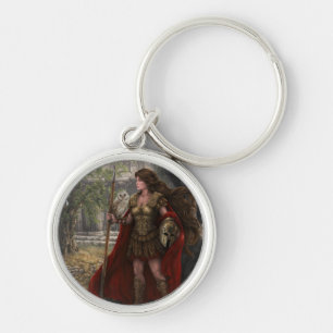 Goddess Athena Keychain by artist Lindsay Archer