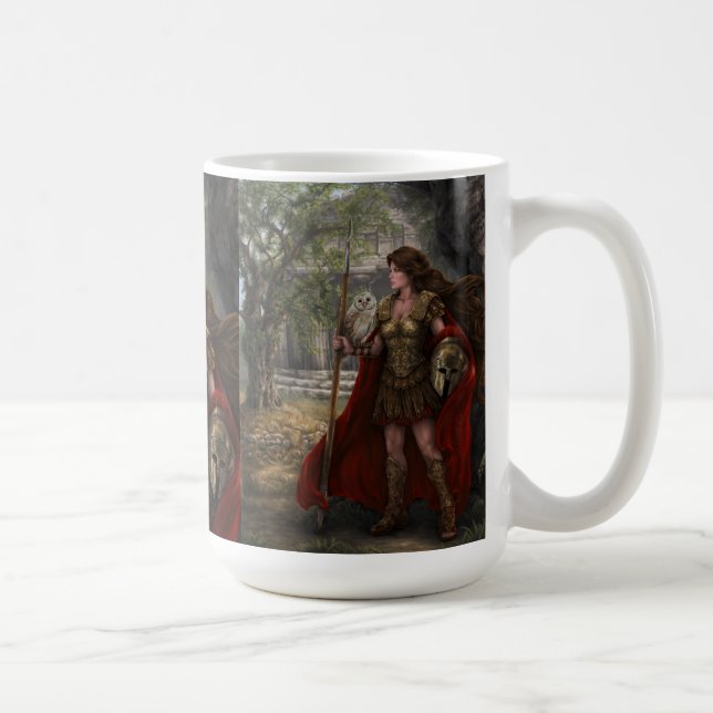 Goddess Athena Mug by artist Lindsay Archer (Right)