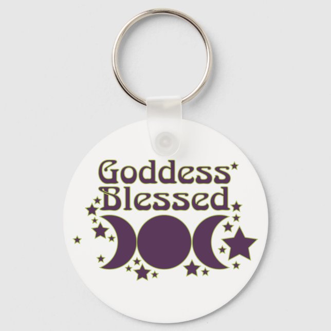 Goddess Blessed Keychain (Front)