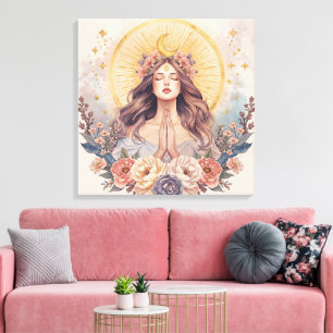 Goddess Boho Wall Art   Divine Feminine Energy