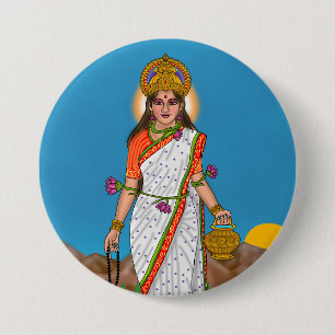 Goddess Brahmacharini Button
