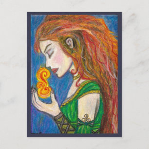 Goddess Brigid Postcard