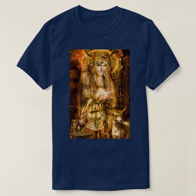Goddess Brigid T T-Shirt (Design Front)