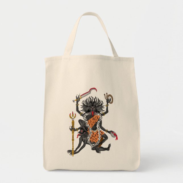 Goddess Chamunda Tote Bag (Front)