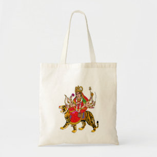 Goddess Chandraghanta Tote Bag