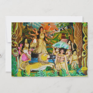 Goddess Durga at Durga festival in Burdwan
