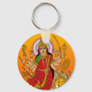 Goddess Durga Keychain