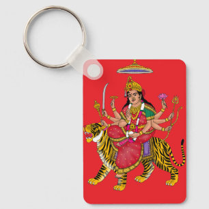 Goddess Durga Keychain