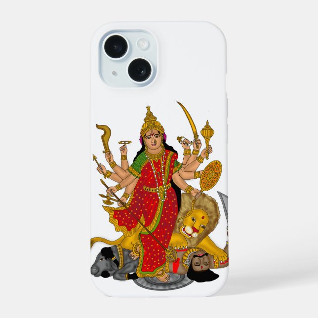 Goddess Durga Phone Case (Back)