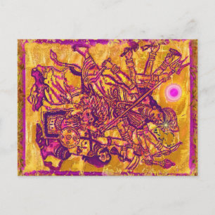 Goddess Durga Postcard