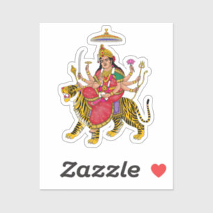 Goddess Durga Sticker