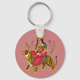 Goddess Durga T-Shirt Keychain
