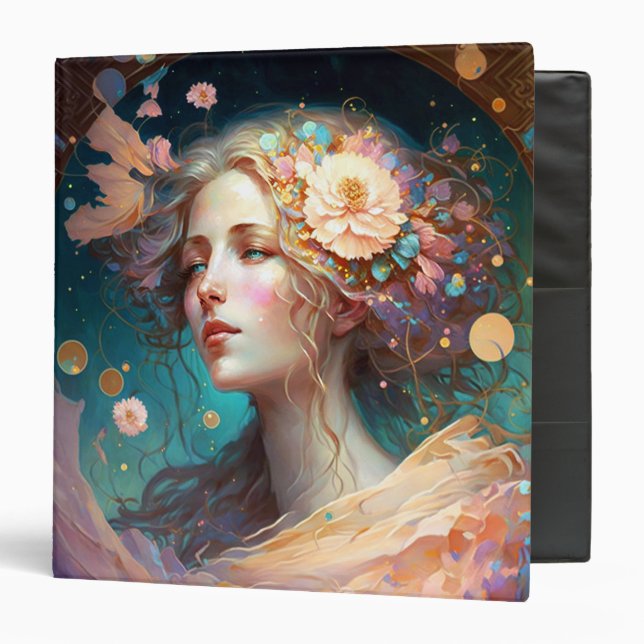 Goddess Fantasy Art 3 Ring Binder (Front/Inside)