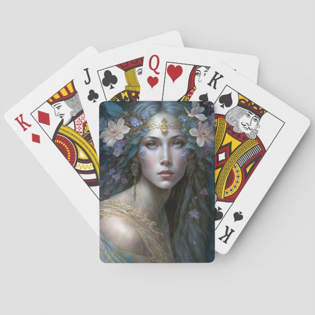 Goddess Fantasy Art Playing Cards (Back)