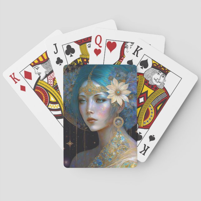 Goddess Fantasy Art Playing Cards (Back)
