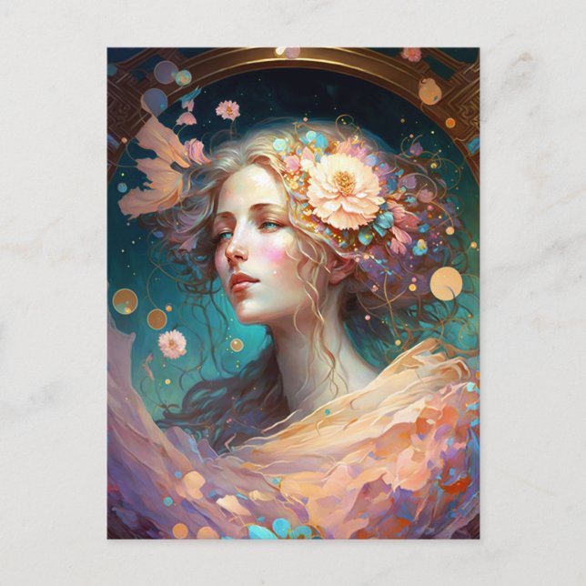 Goddess Fantasy Art Postcard (Front)