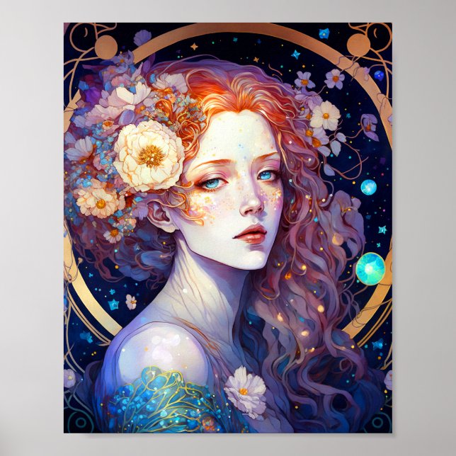 Goddess Fantasy Art Poster (Front)