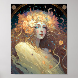 Goddess Fantasy Art Poster