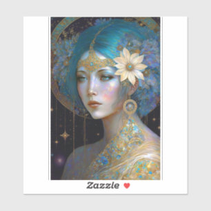 Goddess Fantasy Art Sticker