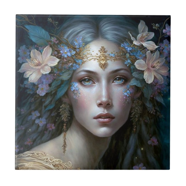 Goddess Fantasy Art Tile (Front)