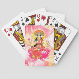 Goddess Gayatri Devi Hindu Deity Playing Cards