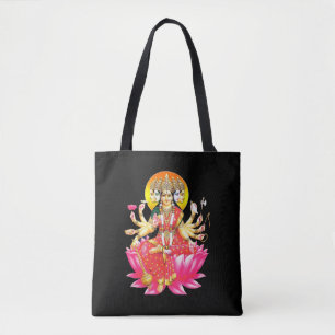 Goddess Gayatri Devi Hindu Deity Tote Bag