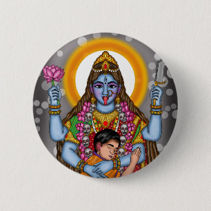 Goddess Kali Button