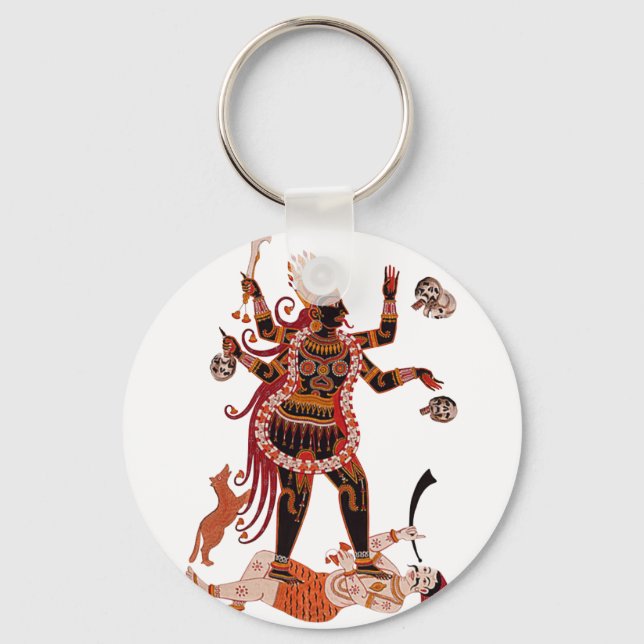 Goddess Kali Keychain (Front)