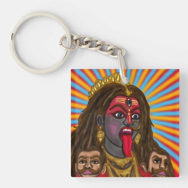 Goddess Kali Keychain (Front)