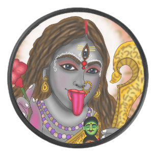 Goddess Kali Mouse Pad Hockey Puck