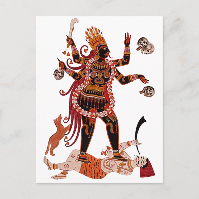 Goddess Kali Postcard (Front)
