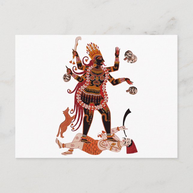 Goddess Kali Postcard (Front)