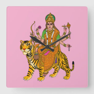 Goddess Kushmanda Wall Clock