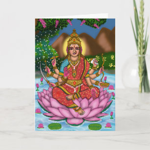 Goddess Lakshmi Accessories Card
