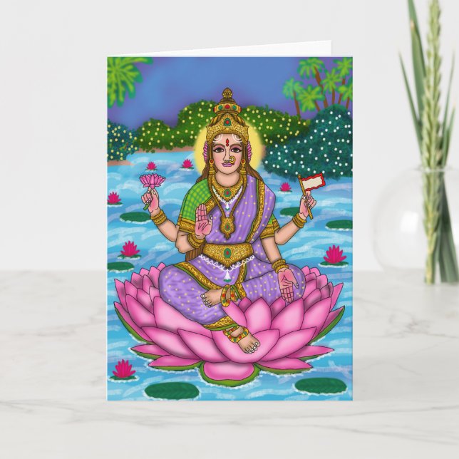 Goddess Lakshmi Accessories Card (Front)