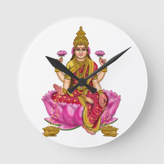 Goddess Lakshmi Clock (Front)