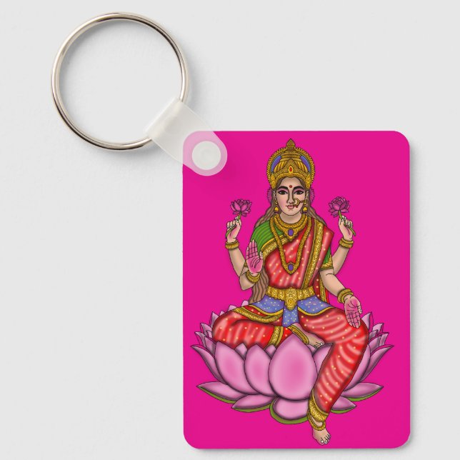 Goddess Lakshmi Keychain (Front)