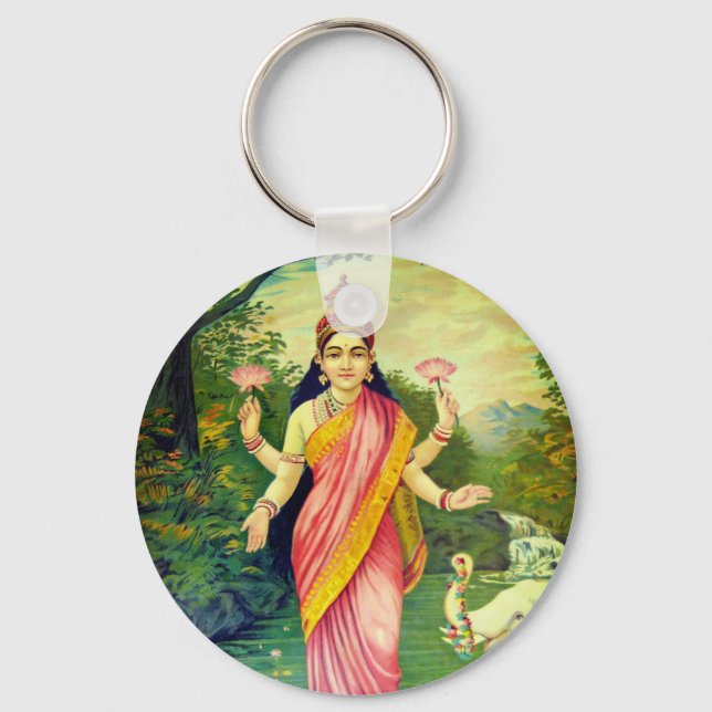 Goddess Lakshmi Keychain (Front)