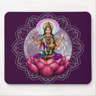 Goddess Lakshmi mandala Mouse Pad