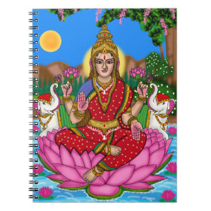 Goddess Lakshmi Stationery Notebook